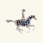 White Gold Horse pendant