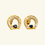 Horseshoe Sapphire Cufflinks