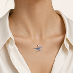 White Gold Horse pendant